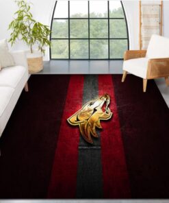 Arizona Coyotes NHL Team Logo Nice Gift Home Decor Rectangle Area Rug