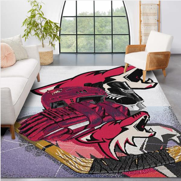 Arizona Coyotes NHL Team Logo Nice Gift Home Decor Rectangle Area Rug