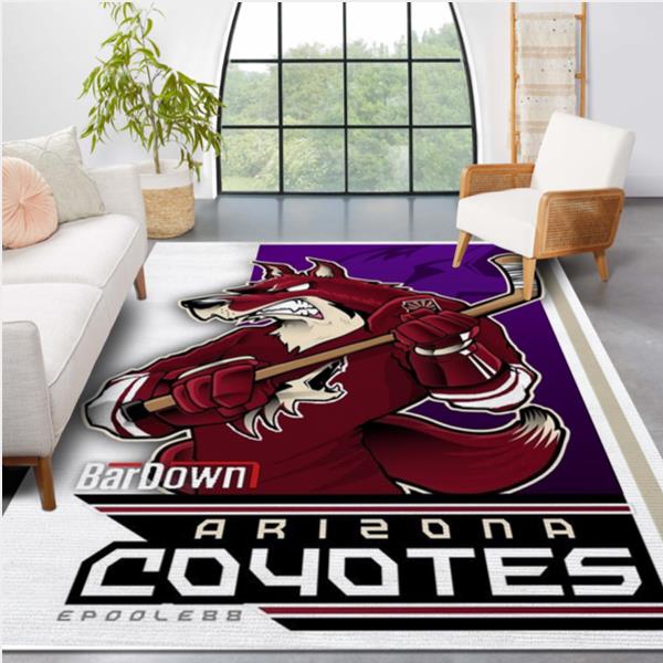 Arizona Coyotes Wincraft NHL Personal Area Rug Carpet Sport Living Room Rug