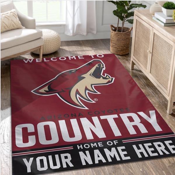 Arizona Coyotes Wincraft Personal NHL Area Rug Carpet Sport Living Room Rug