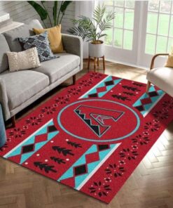 Arizona Diamondbacks Mlb Area Rug Carpet Living Room Rug Home Us Decor