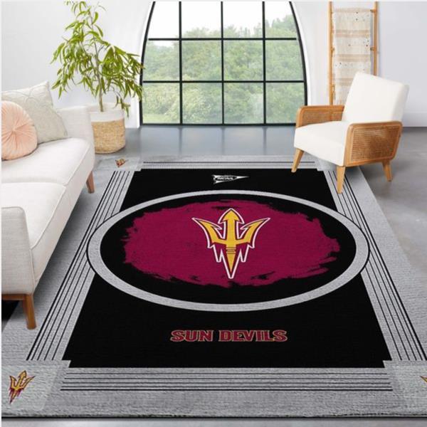 Arizona State Sun Devils Ncaa Team Logo Nice Gift Home Decor Rectangle Area Rug