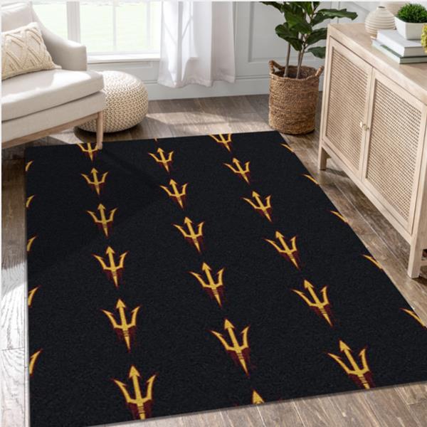 Arizona State Sun Devils Rug Room Carpet Sport Custom Area Floor Home Decor Area Rug Rugs For Living Room