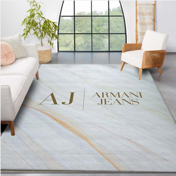 Armani Jeans Rectangle Rug Living Room Rug Christmas Gift Us Decor