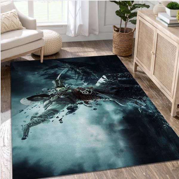 Assassins Creed Iv Black Flag Game Area Rug Carpet Living Room Rug