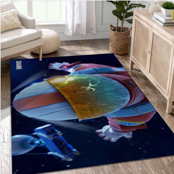 Astronaut Battle Pass Season 87 Video Game Area Rug For Christmas Living Room Rug