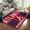 Atlanta Braves Mlb Area Rug Kitchen Rug Home Us Decor