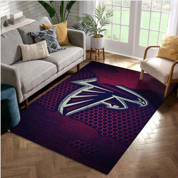 Atlanta Falcons Logo Nfl A Nfl Area Rug For Gift Bedroom Rug Home Decor Floor Decor