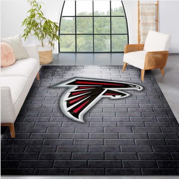 Atlanta Falcons Nfl Area Rug Bedroom Rug Family Gift Us Decor
