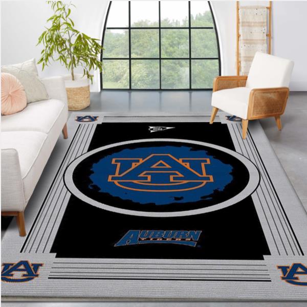 Auburn Tigers Ncaa Team Logo Area Rug - Living Room Carpet Floor Decor The Us Decor