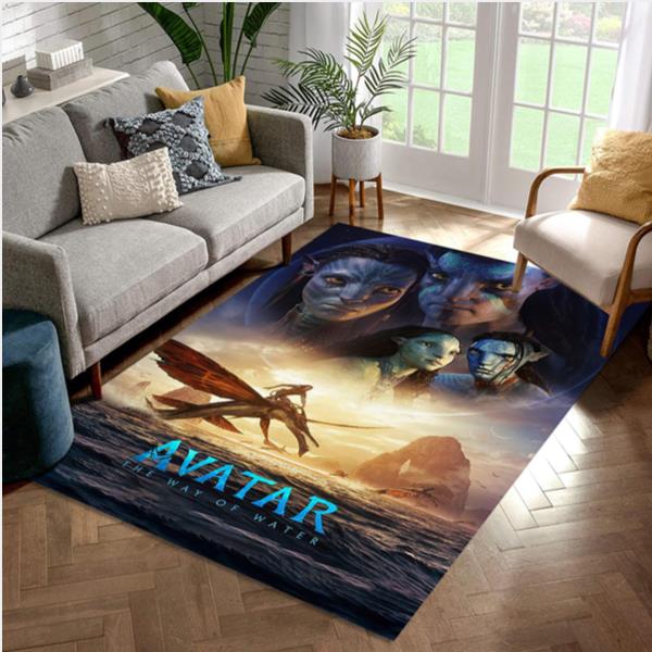 Avatar II Movie Jake's Family Area Rug For Living Room Bed Room Rug