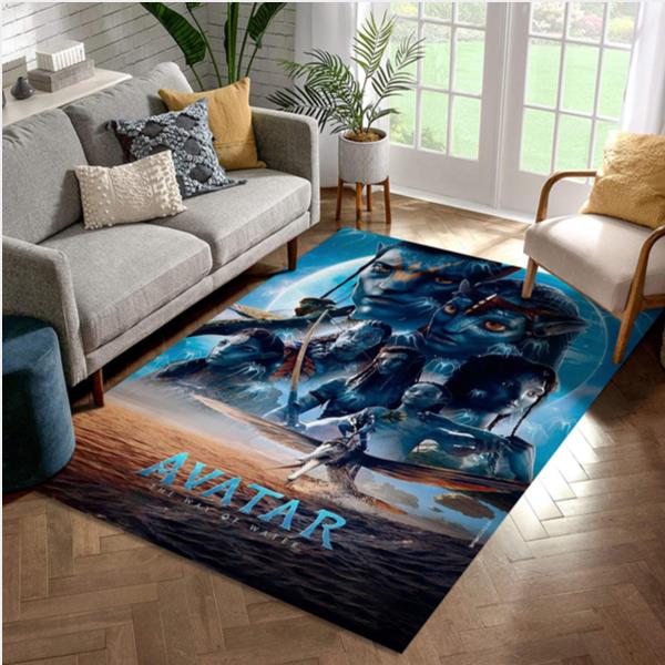 Avatar II Movie The Way Of Water  Area Rug Area Living Room Rug