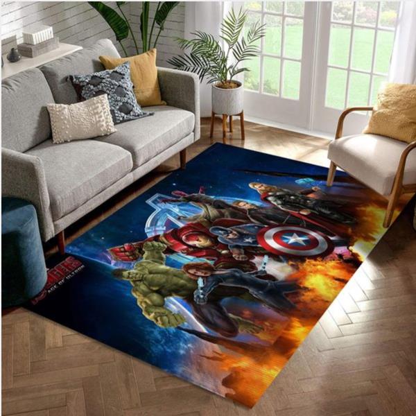 Avenger Ver1 Movie Area Rug Living Room Rug Home Decor Floor Decor