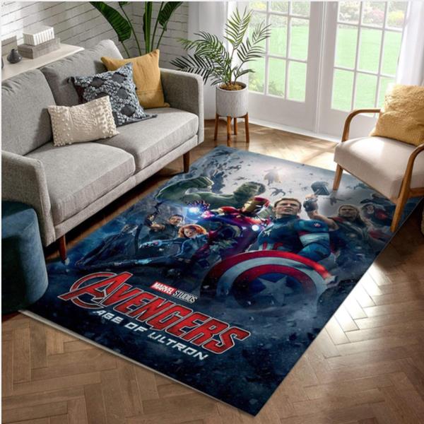 Avengers Age Of Ultron Movie Movie Area Rug Bedroom Us Gift Decor