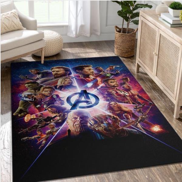 Avengers Area Rug Marvel Superhero Floor Decor The Us Decor