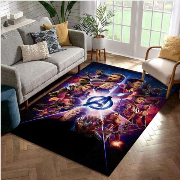 Avengers Area Rug Marvel Superhero Floor Decor The Us Decor