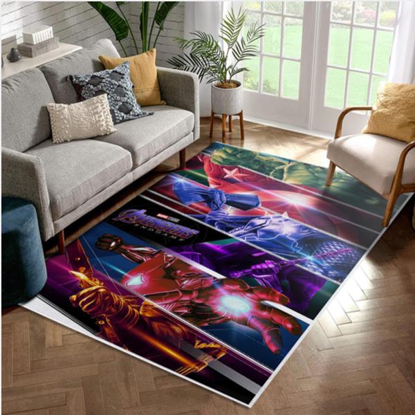 Avengers Endgame Movie Area Rug Living Room And Bedroom Rug   Carpet Floor Decor