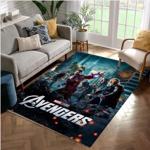 Avengers Movie Movie Area Rug Living Room And Bedroom Rug Us Gift Decor