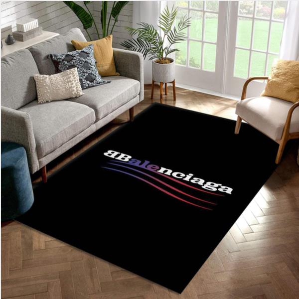 BALENCIAGA AREA RUG FOR CHRISTMAS FASHION BRAND RUG LIVING ROOM RUG US GIFT DECOR