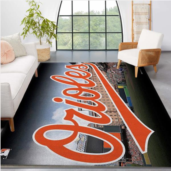 Baltimore Orioles Wincraft Area Rug Carpet Living Room Rug Christmas Gift Us Decor