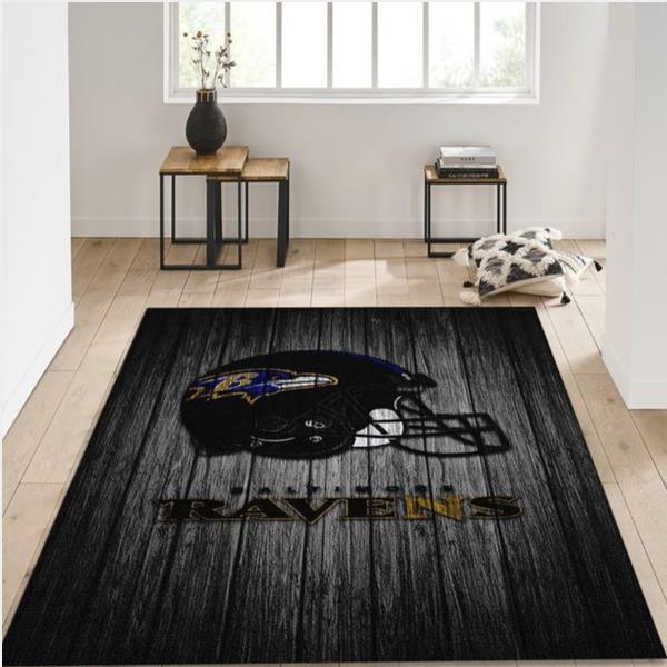 Baltimore Ravens Nfl Area Rug Bedroom Rug Home Us Decor