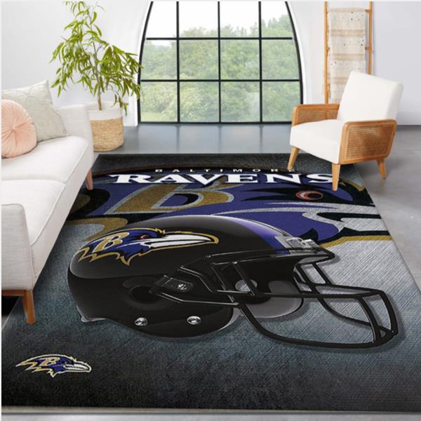 Baltimore Ravens Nfl Home Decor Area Rug Rug - For Living Room Rug Home Decor