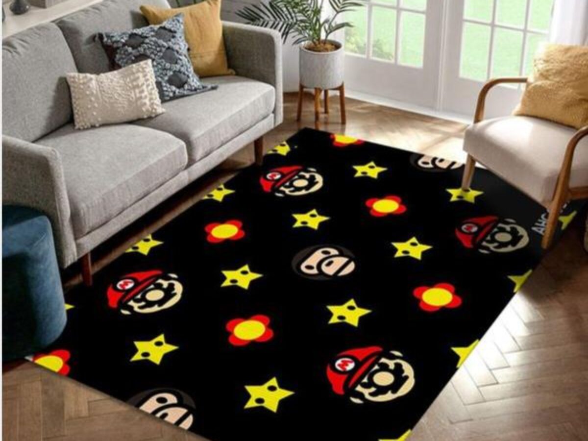 Bape Rugs Living Room Rug Home Decor Floor Decor - Peto Rugs