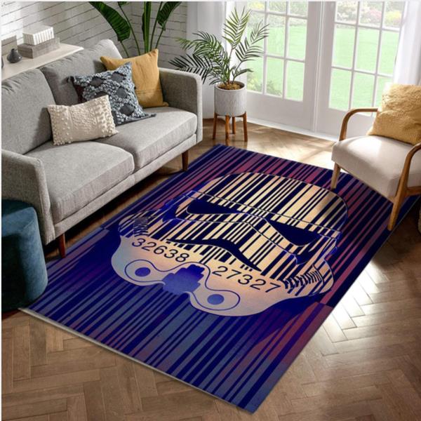 Barcode Star War Area Rug Carpet Bedroom Rug Us Gift Decor