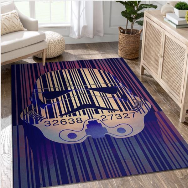 Barcode Star War Area Rug Carpet Bedroom Rug Us Gift Decor