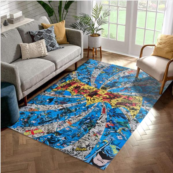 Batman V5 Area Rug For Christmas Bedroom Rug   Home Decor Floor Decor