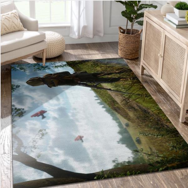 Battlefield 1 Game Area Rug Carpet Bedroom Rug