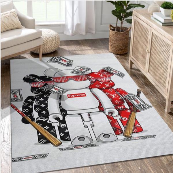 Bearbrick Rectangle Rug Bedroom Rug Home Decor Floor Decor