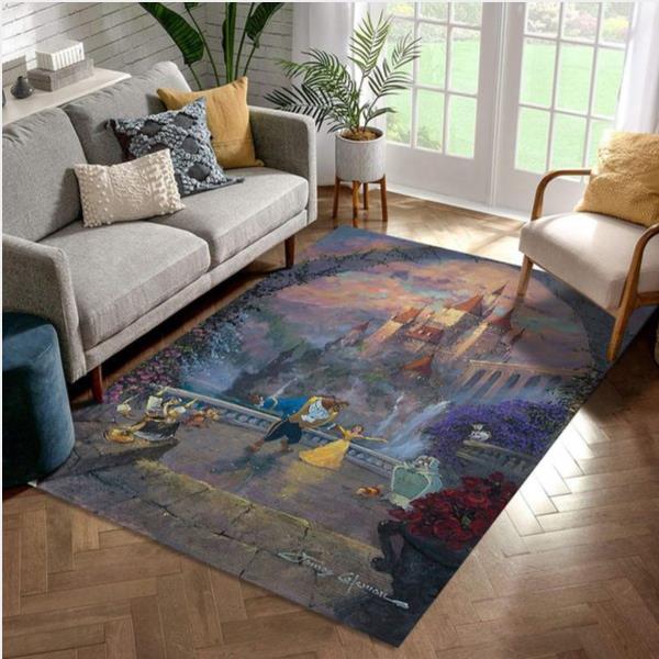 Beast And Belle Forever Area Rug For Christmas Living Room Rug Home Decor Floor Decor