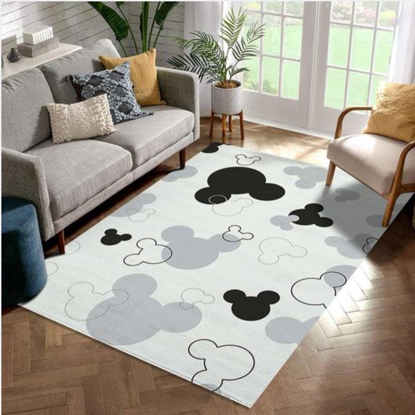 Best Mickey Ears Disney Area Rug Living Room And Bedroom Rug Family Gift Us Decor