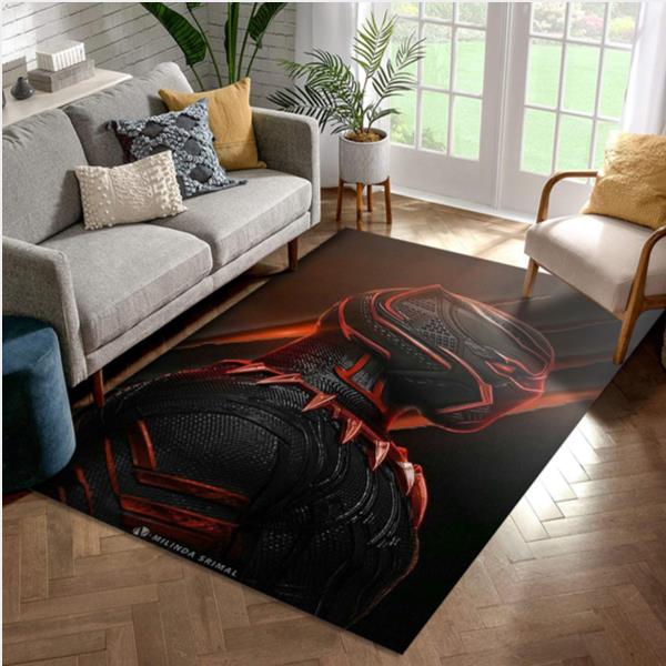 Black Panther Movie Area Rug Living Room And Bedroom Rug   Home Decor