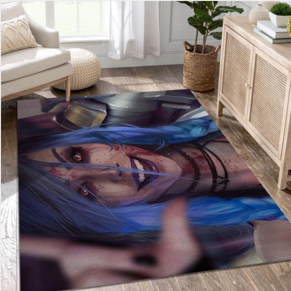 Blood Jinx Video Game Area Rug Area Living Room Rug