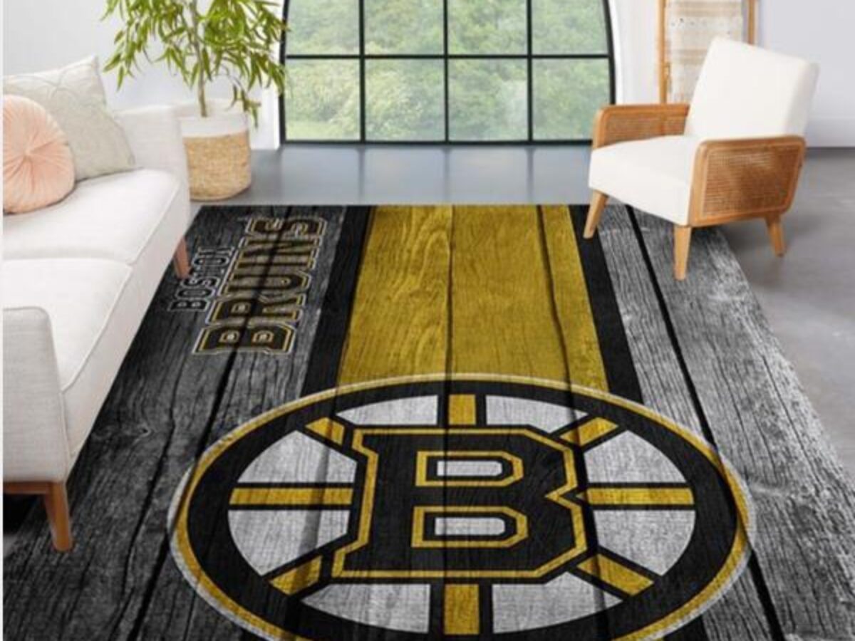 Boston Bruins Nhl Team Logo Wooden Style Nice Gift Home Decor