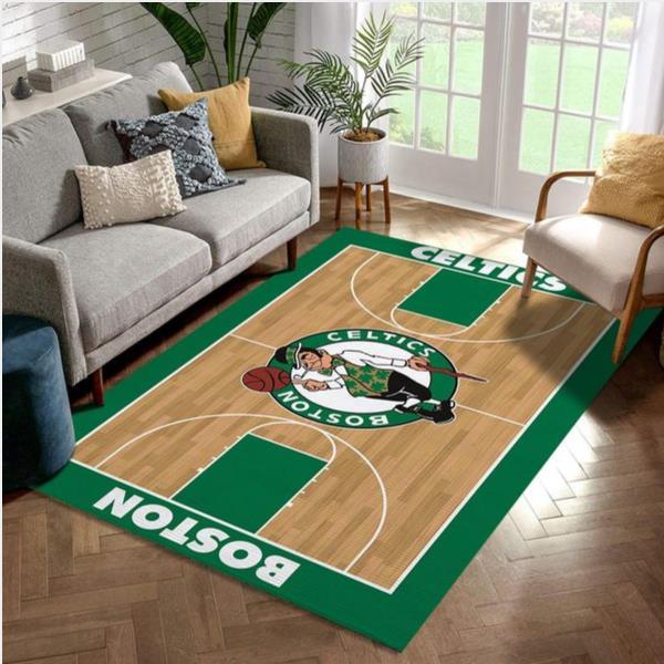 Boston Celtics Nba Rug Room Carpet Sport Custom Area Floor Home Decor