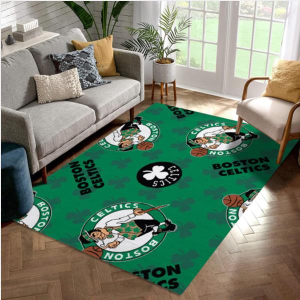 Boston Celtics Patterns 1 NBA Area Rug Living Room Rug   Home Decor