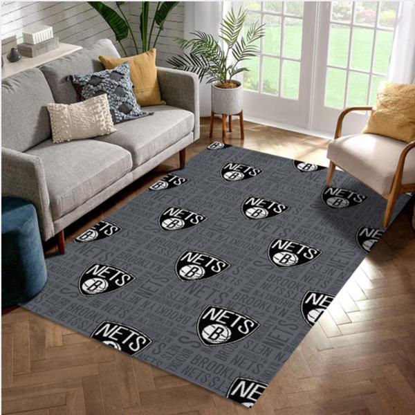 Brooklyn Nets Patterns Area Rug Carpet Bedroom Rug   Family Gift US Decor