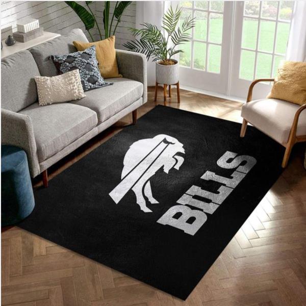 Buffalo Bills Nfl Area Rug Bedroom Christmas Gift Us Decor
