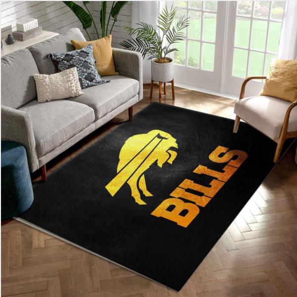 Buffalo Bills Nfl Area Rug Carpet Living Room Rug Home Us Decor