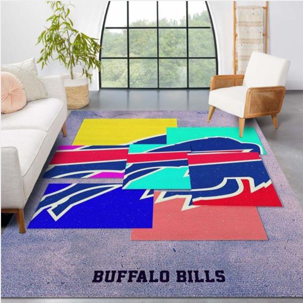 Buffalo Bills Nfl Rug Living Room Rug Home Decor Floor Decor