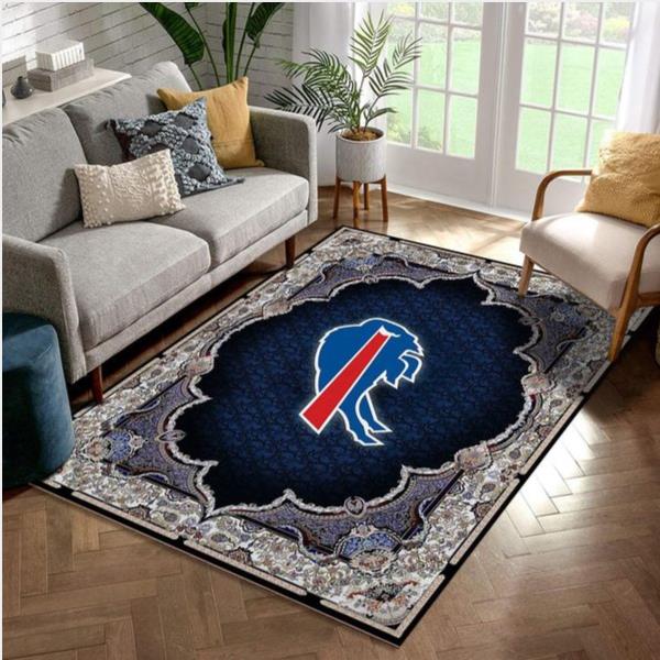 Buffalo Bills Nfl Rug Room Carpet Sport Custom Area Floor Home Decor V2