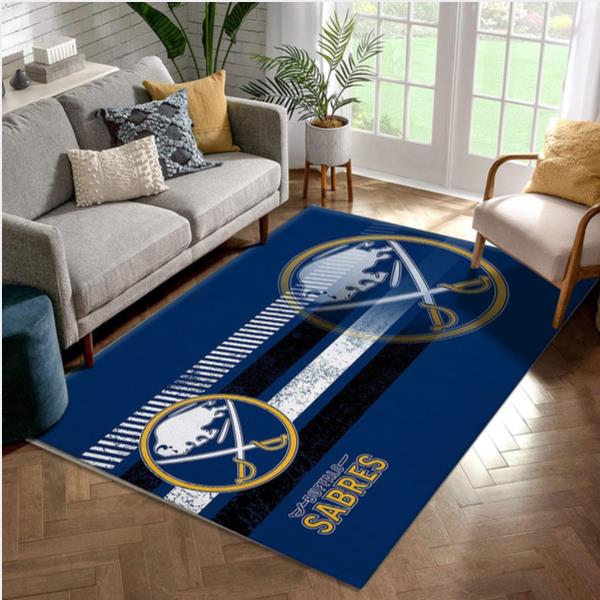 Buffalo Sabres NHL Team Logo Rug Room Carpet Custom Area Floor Home Decor