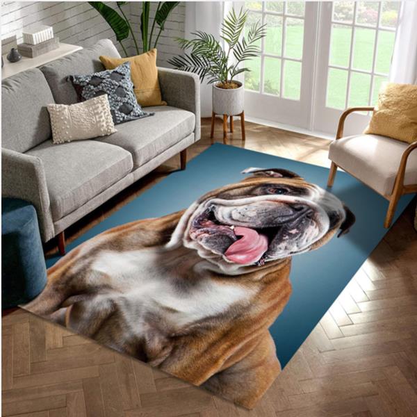 Bull Dog Area Rug Carpet Christmas Gift US Decor