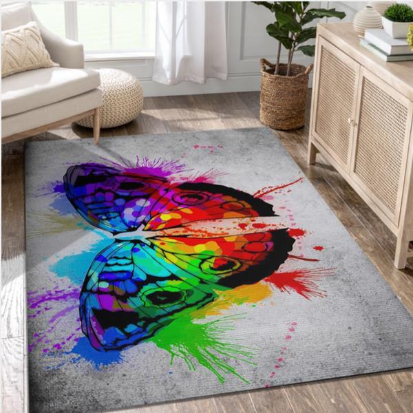 Butterfly Rug Square Rugs