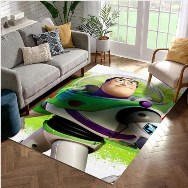 Buzz Lightyear Area Living Room Rug Bedroom Christmas Gift US Decor