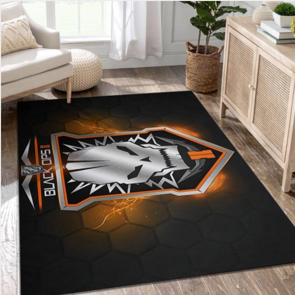 Call Of Duty Black Ops Gaming Area Rug - Living Room Carpet Floor Decor