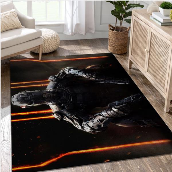 Call Of Duty Black Ops Iii Video Game Area Rug Area Living Room Rug